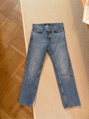 Mango x Pernille Light Wash Straight Leg Jeans